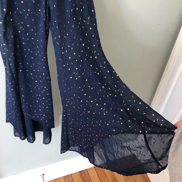 Dreamy Celestial Stars and Moons Dressy Jumpsuit - Picture 7 of 12